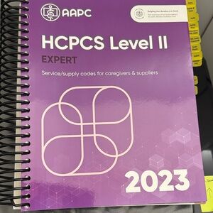 Purple AAPC HCPCS Level II Expert 2023 Book